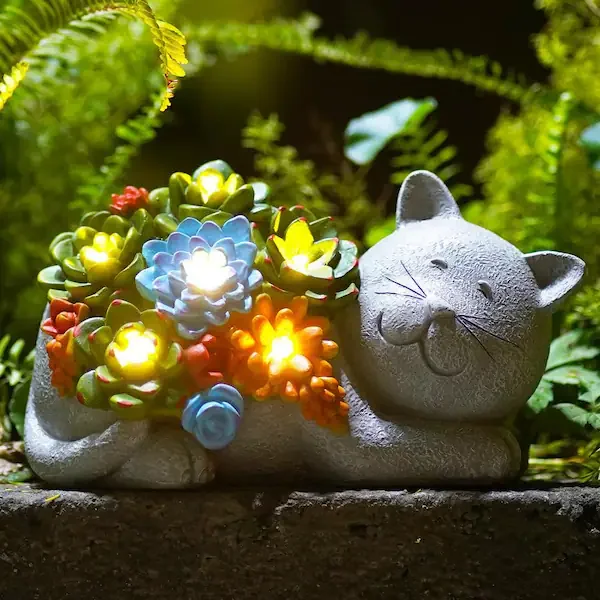 Cat Solar Lights