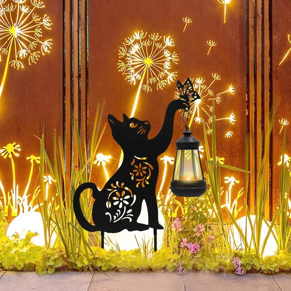 Cat Solar Lights
