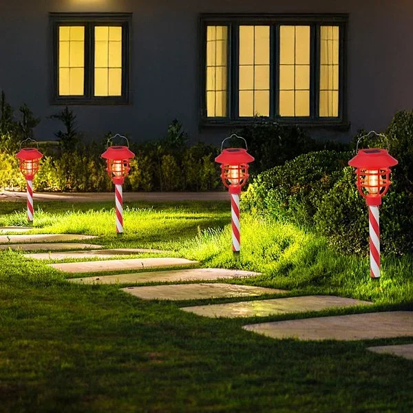 Candy Cane Solar Lights