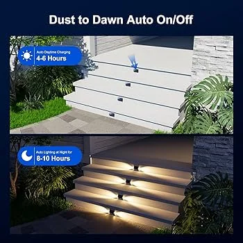 Floor and Step Solar Lights
