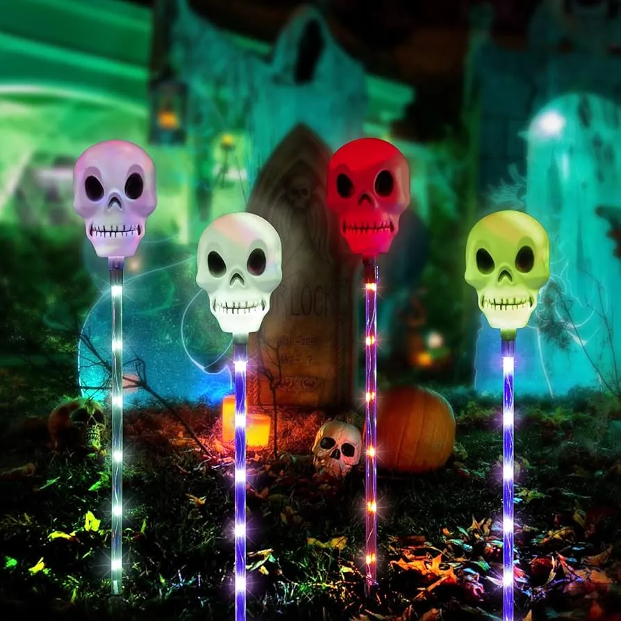 Skull Solar Lights