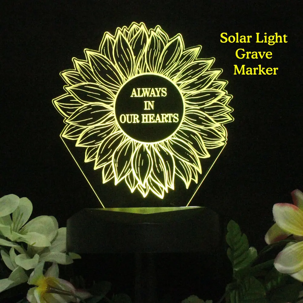 Grave Marker Solar Lights