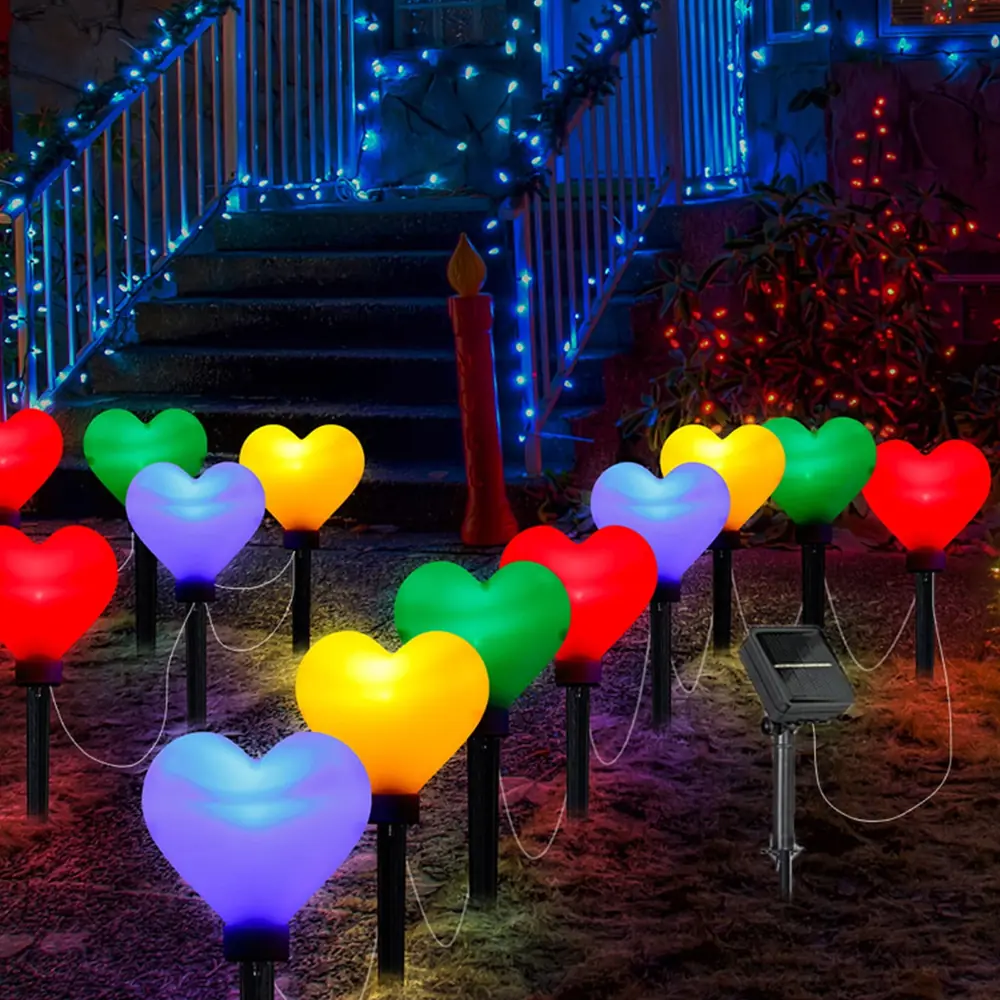 Heart Shape Solar Lights
