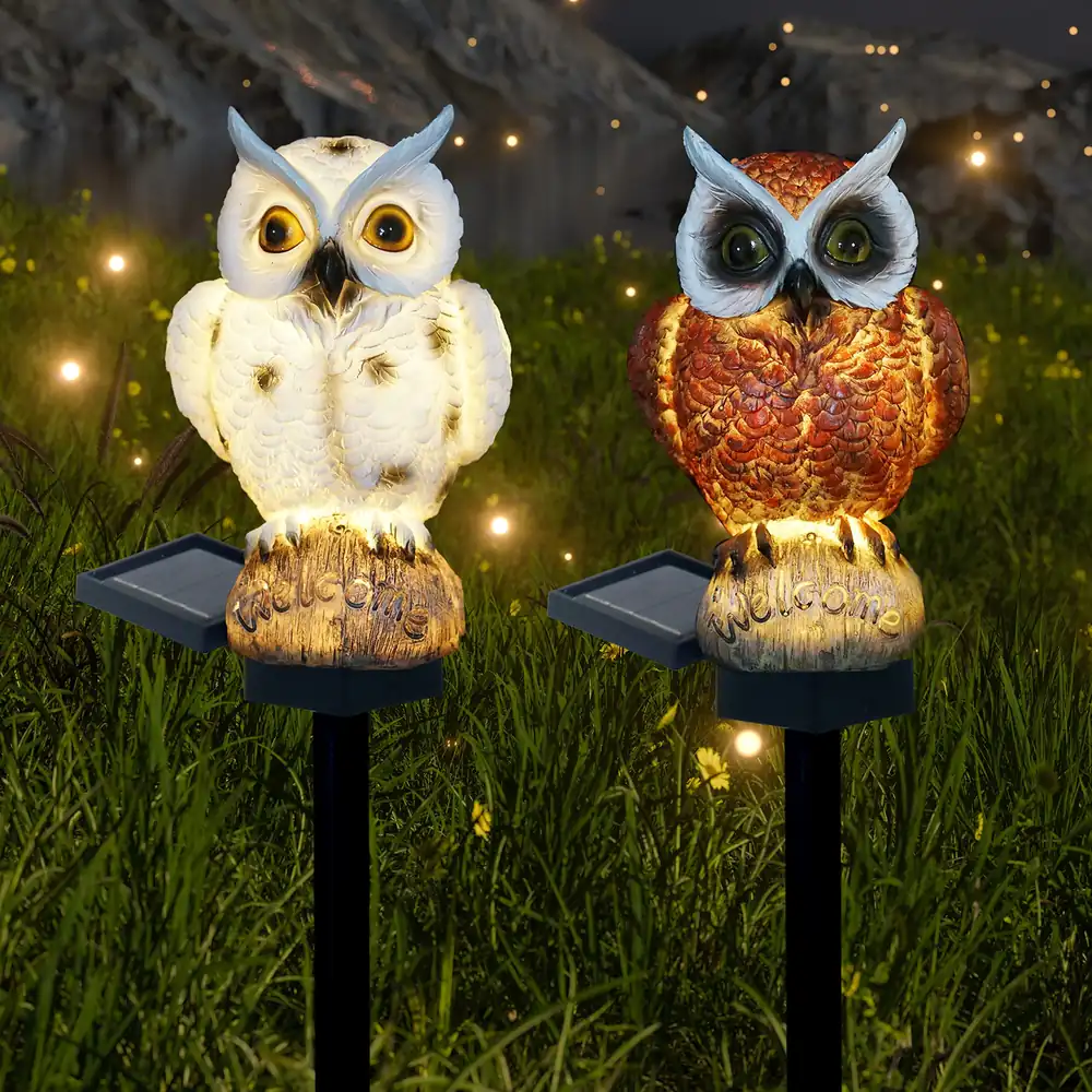 Owl Solar Lights