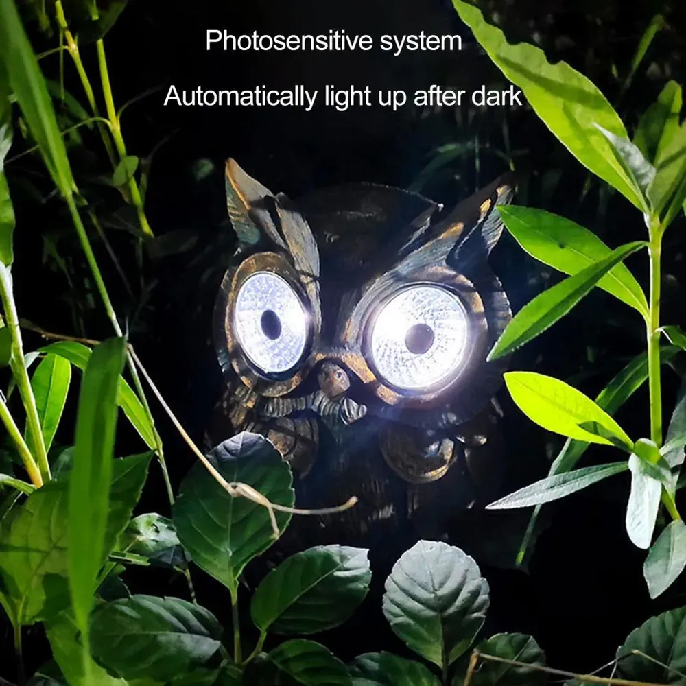 Owl Solar Lights