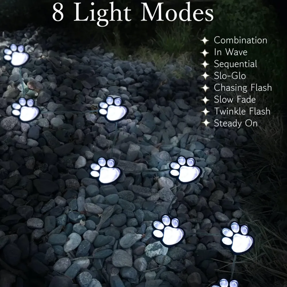 Paw Solar Lights