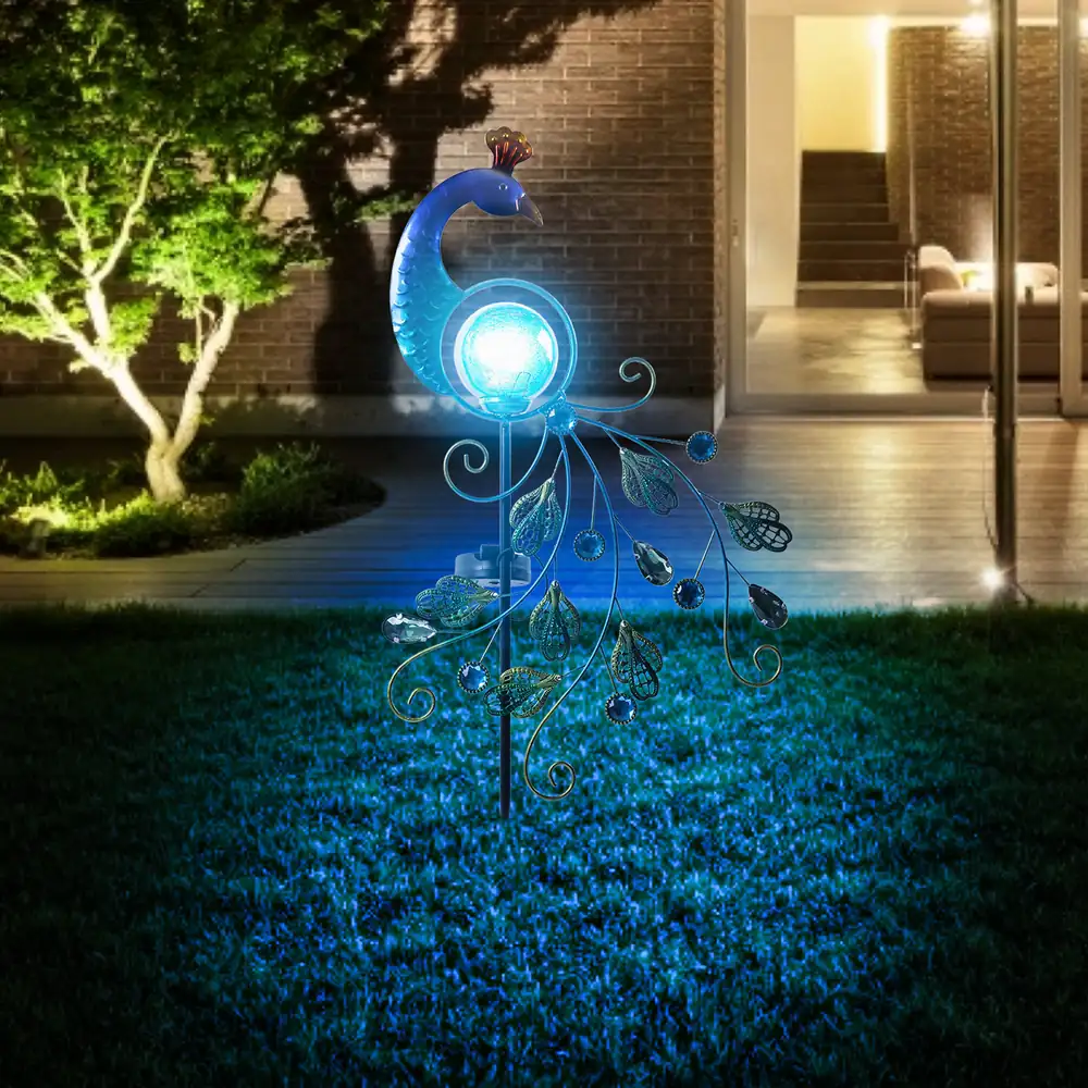 Peacock Solar Lights
