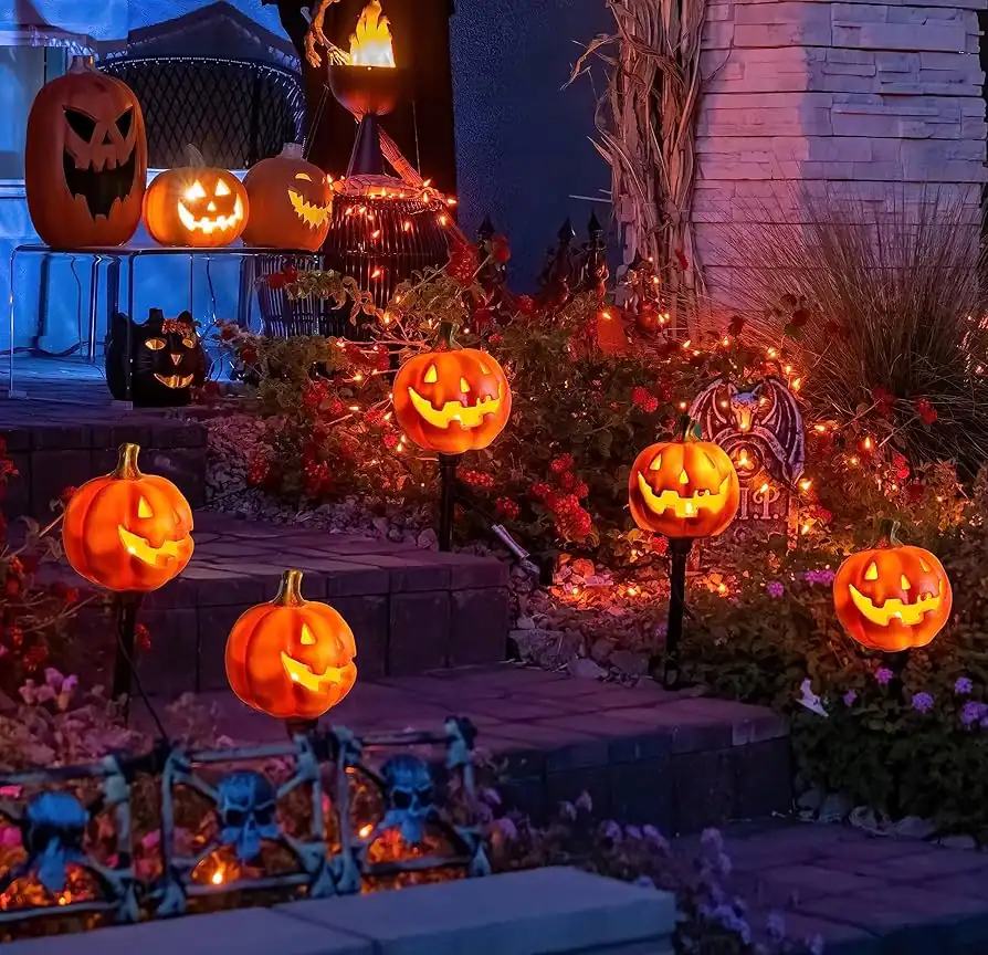Pumpkin Solar Lights