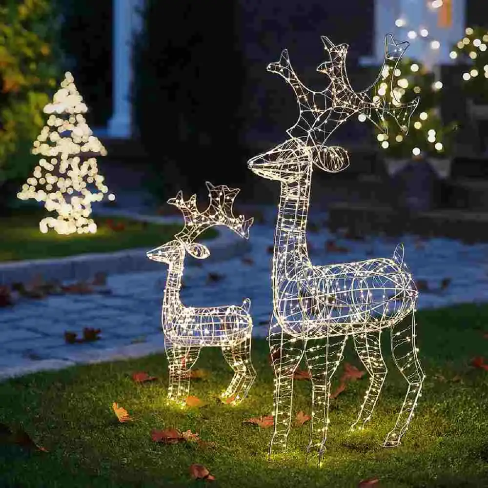 Reindeer Solar Lights