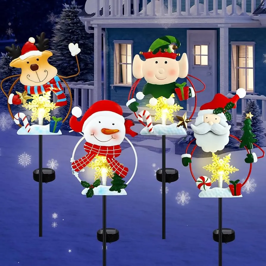 Santa Claus Solar Lights