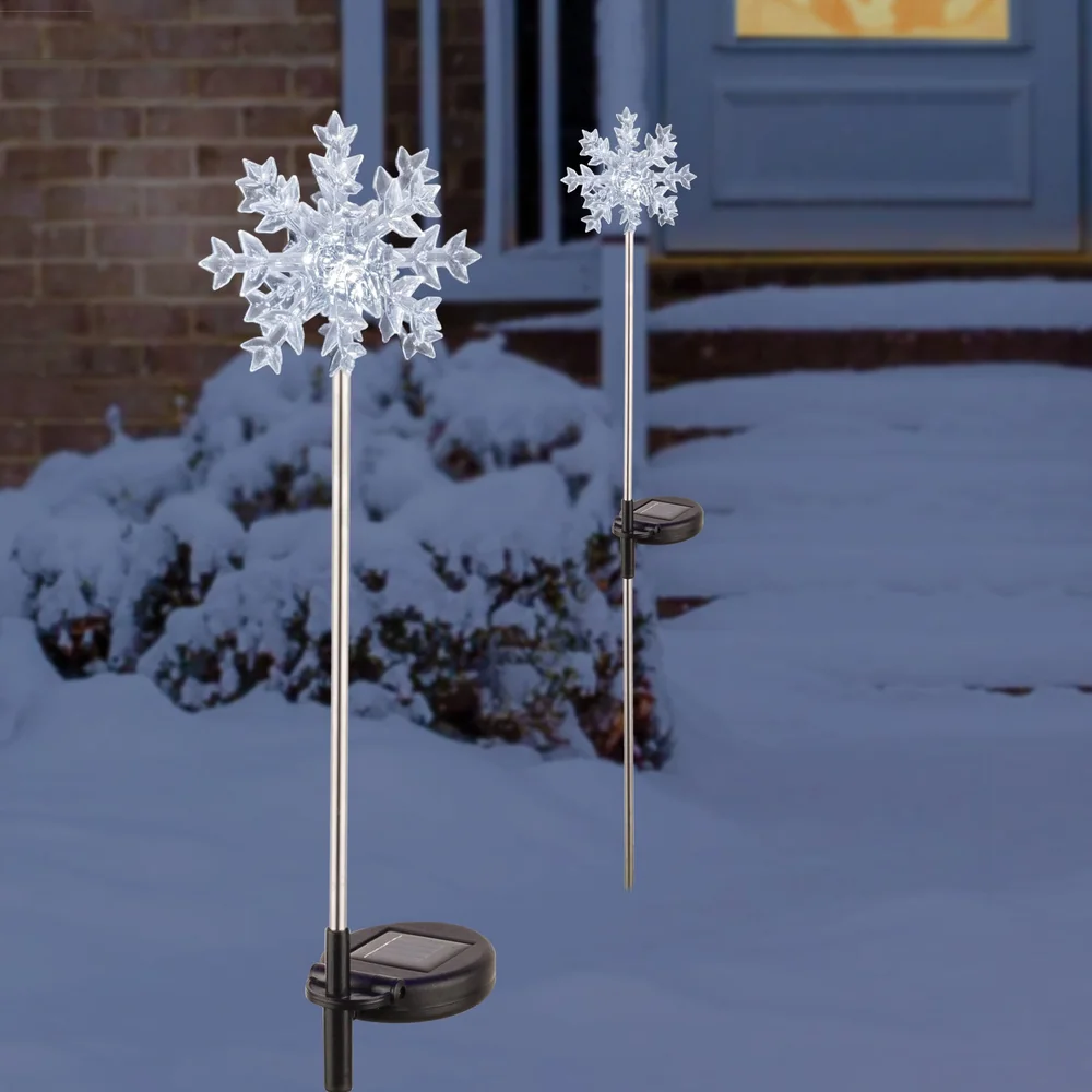 Snowflake Solar Lights