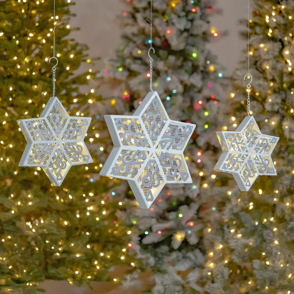 Snowflake Solar Lights
