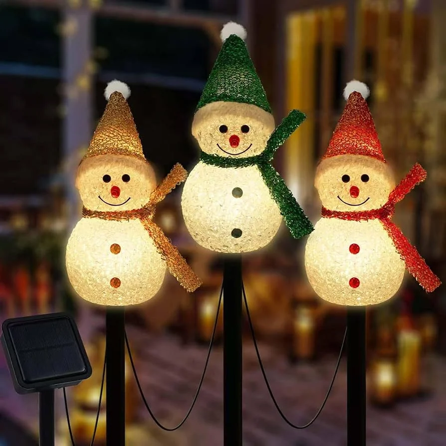 snowman solar lights factory