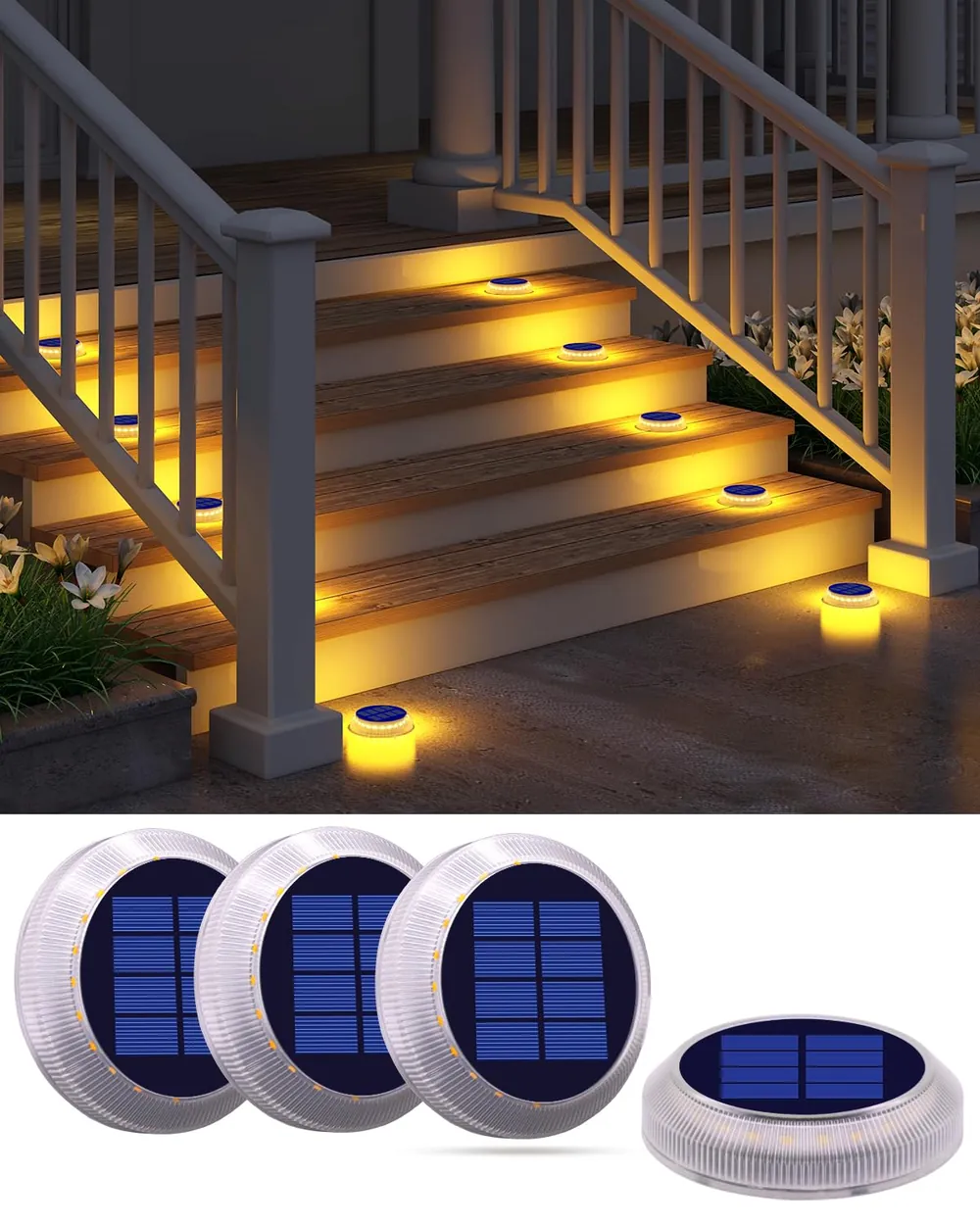 Floor and Step Solar Lights