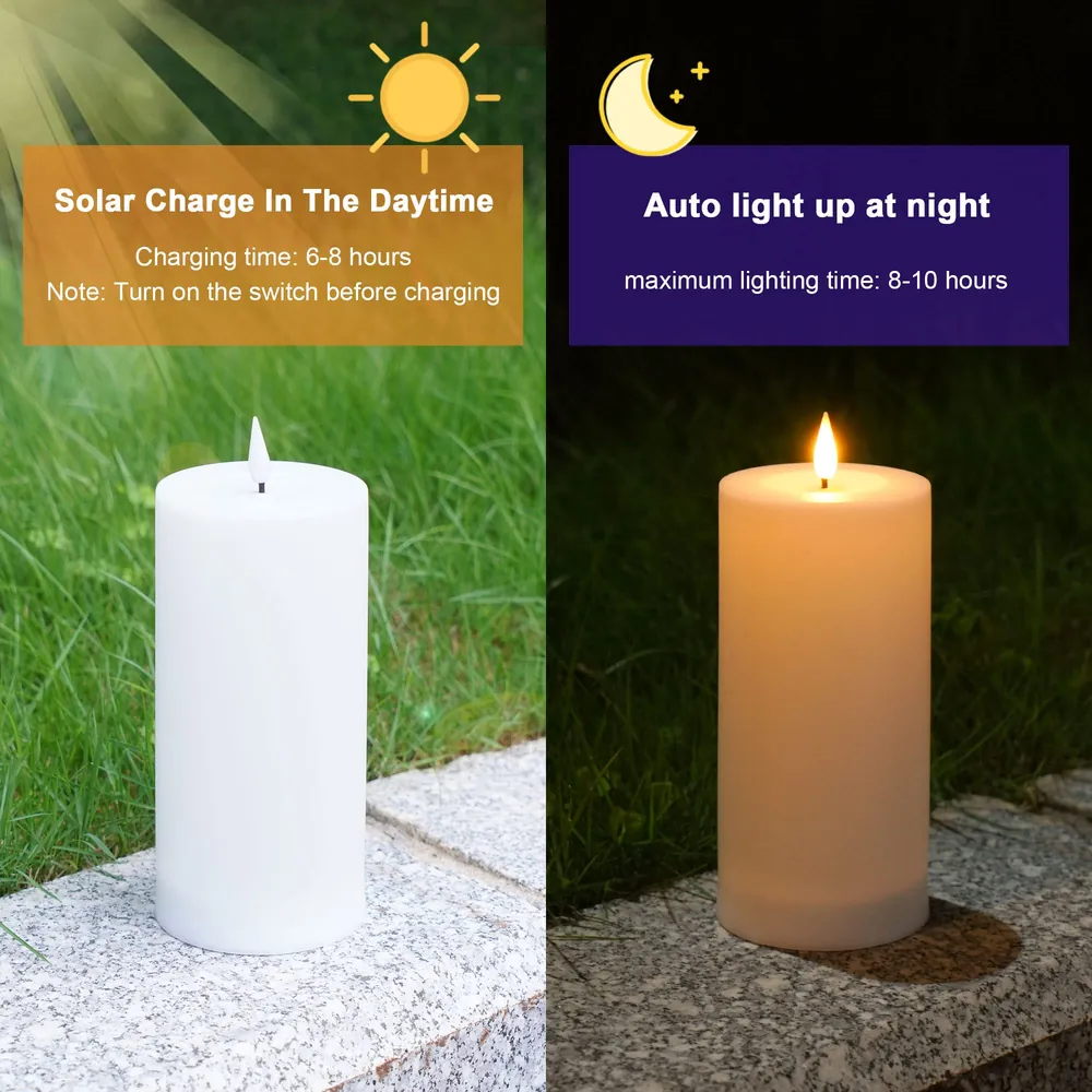 Candle Solar Lights