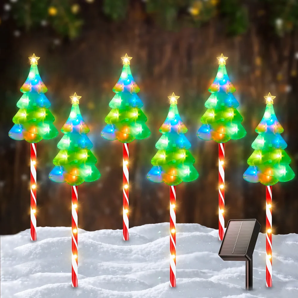 Candy Cane Solar Lights