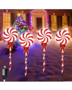wholesale festive candy cane lights