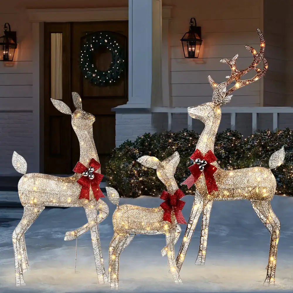 Reindeer Solar Lights
