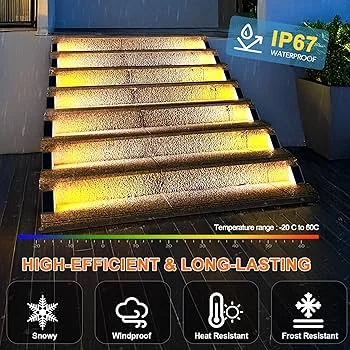 Floor and Step Solar Lights