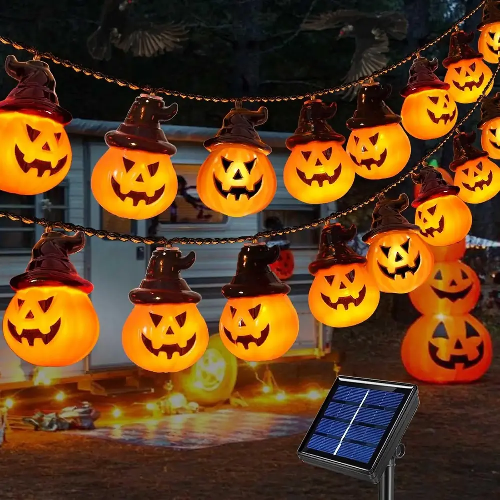 Pumpkin Solar Lights