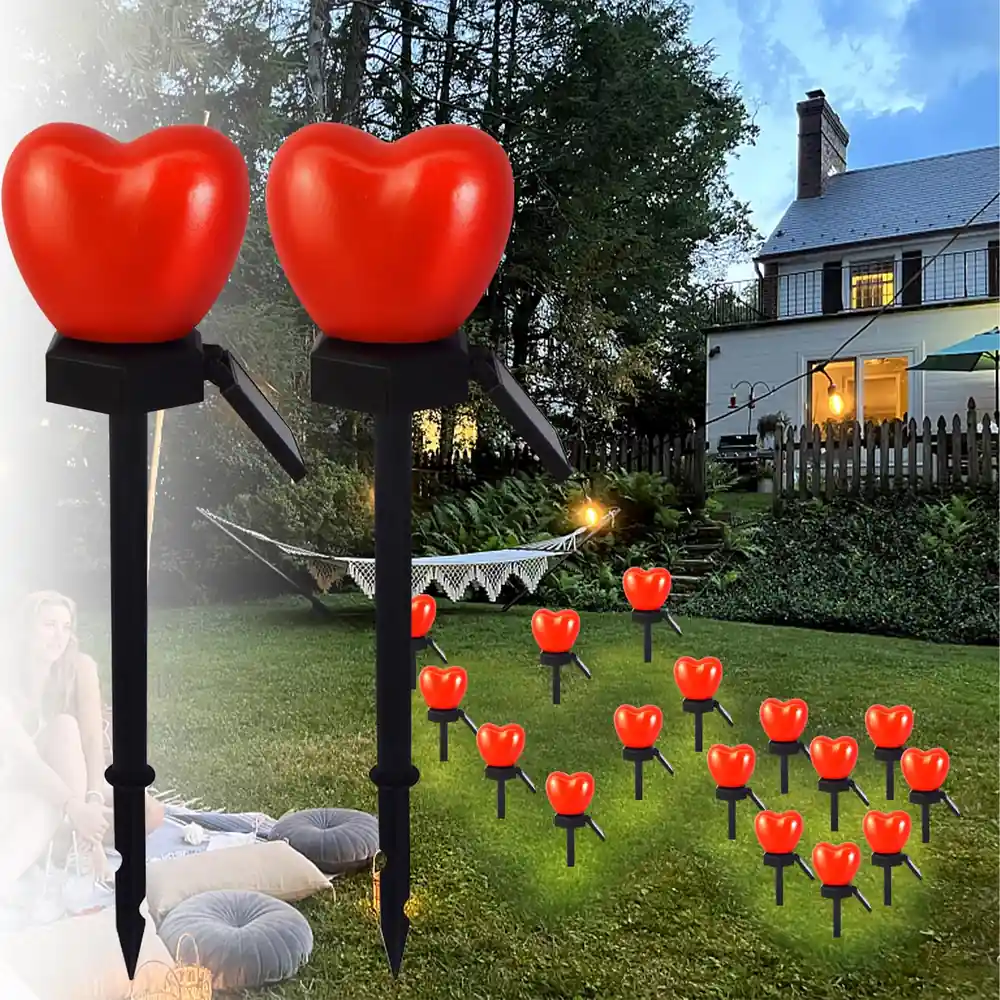 Heart Shape Solar Lights
