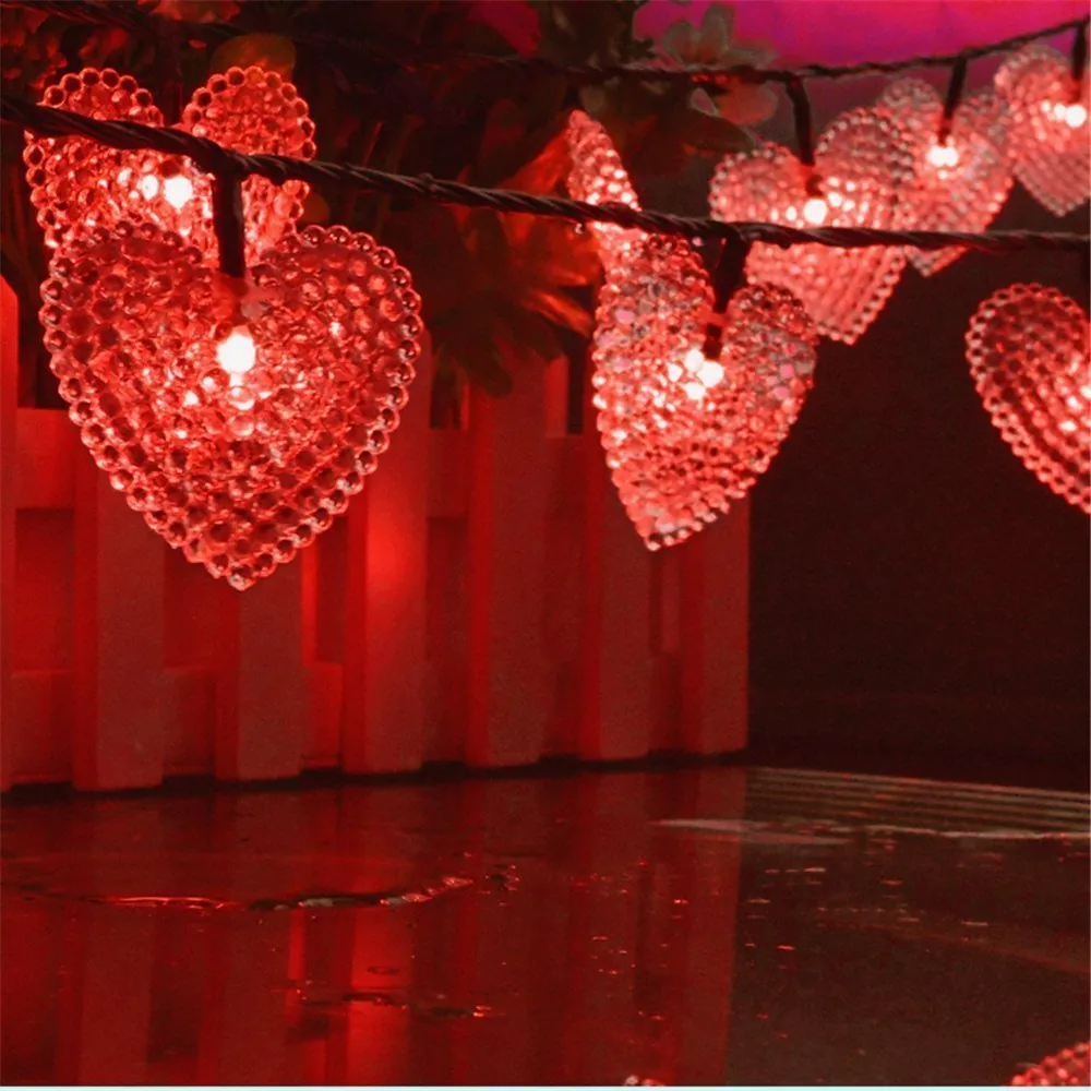 Heart Shape Solar Lights