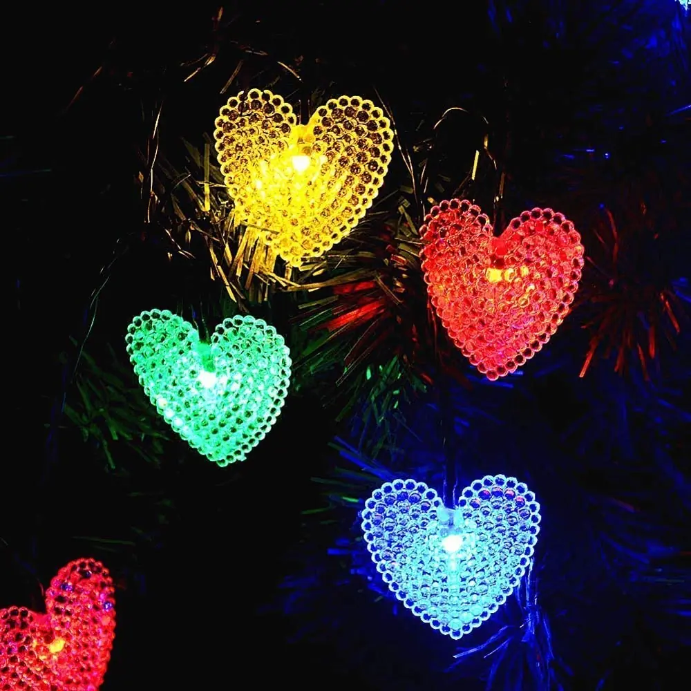 Heart Shape Solar Lights