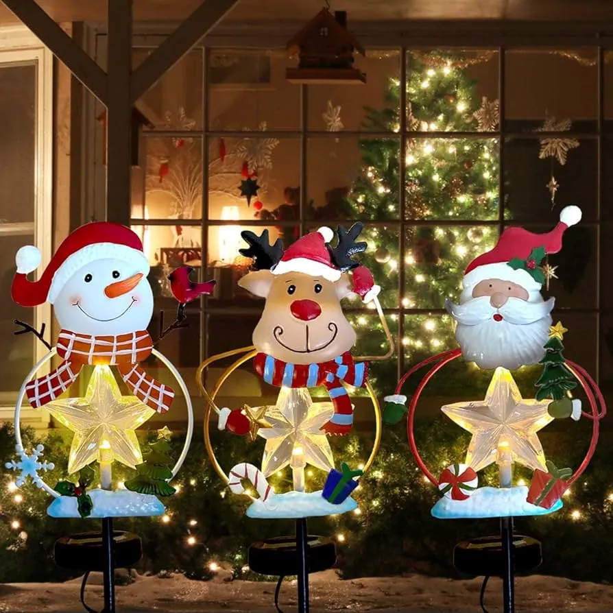 Santa Claus Solar Lights