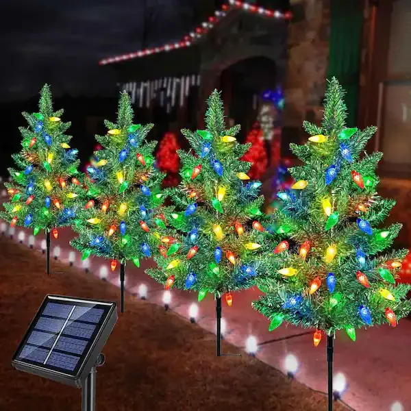 Christmas Tree Solar Lights