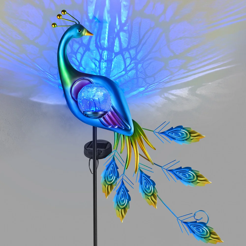 Peacock Solar Lights