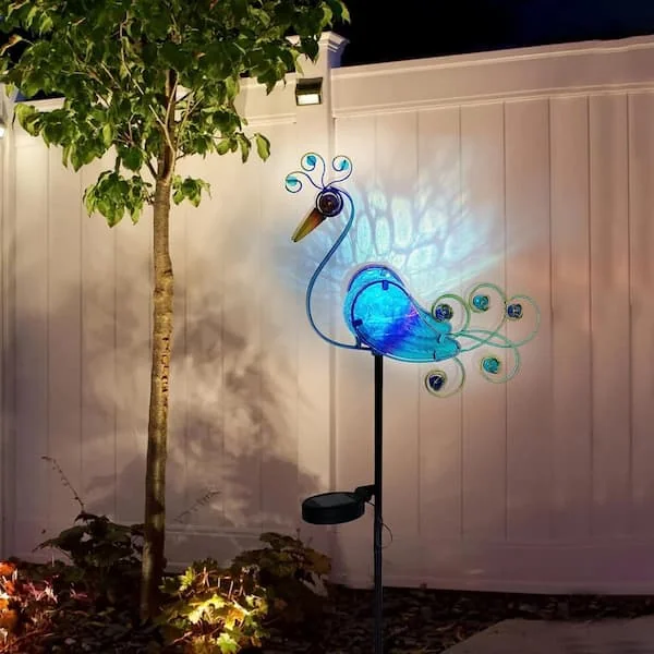 Peacock Solar Lights