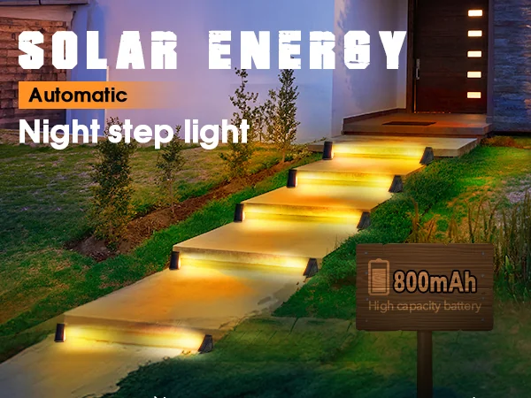 Floor and Step Solar Lights