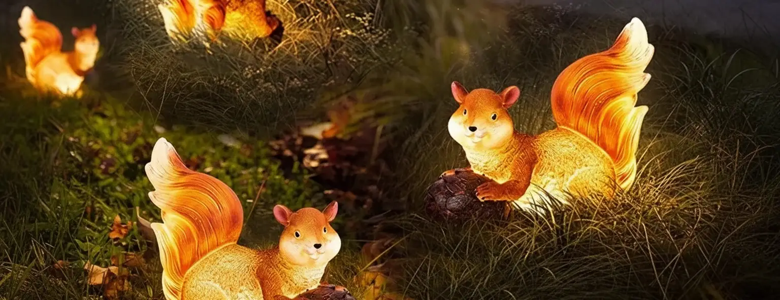 wholesale squirrel solar lights manufacturer