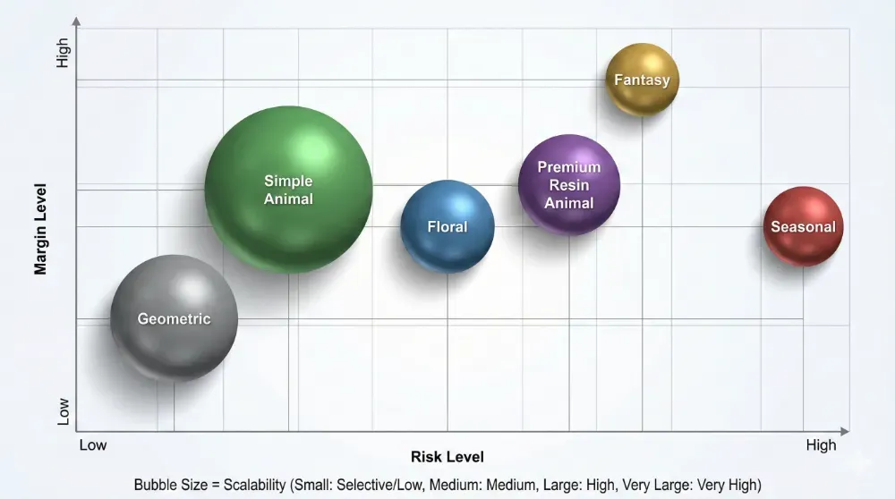 2.5 risk adjusted evaluation matrix for decorative solar light shapes balancing risk, margin, and scalability