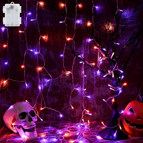 9 halloween string lights battery operated