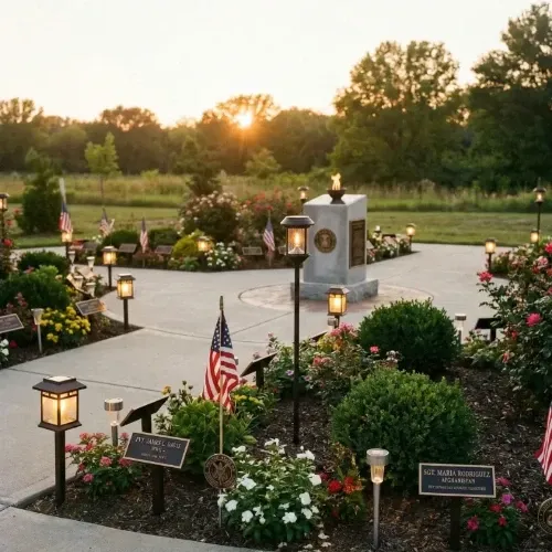 military remembrance gardens