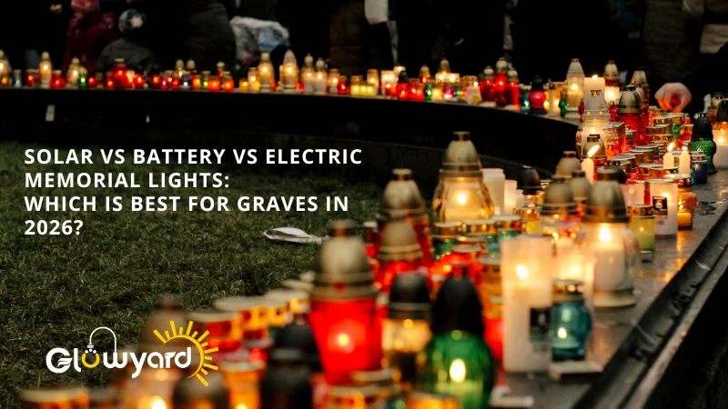 solar vs battery vs electric memorial lights, which is best for graves in 2026