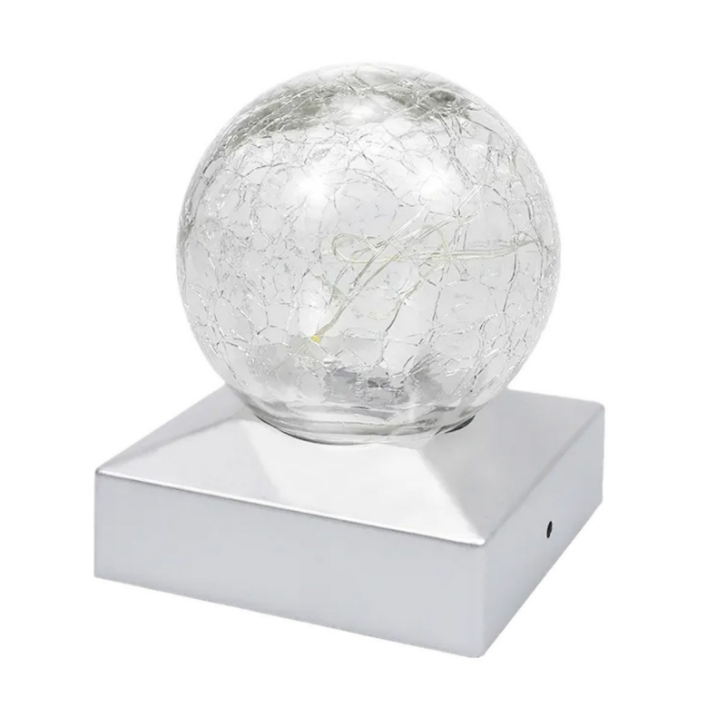 Lampenschirm aus Crackle-Glas für Solarleuchten