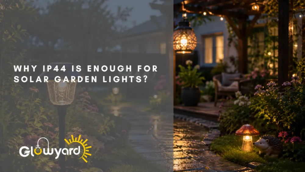why ip44 is enough for solar garden lights