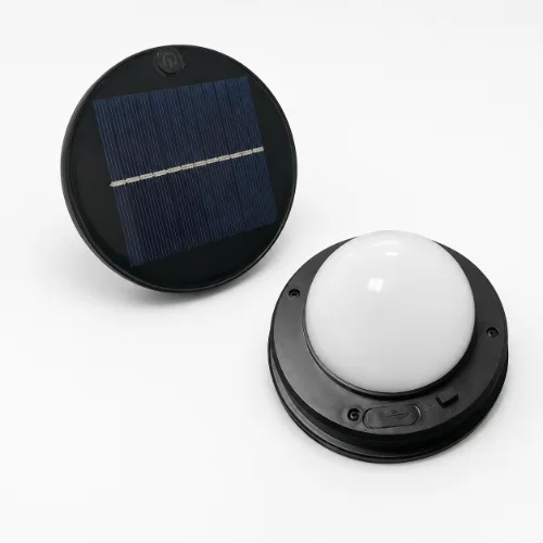 GL-01 — 121 × 121 mm Solar Module with Solar and Continuous Light Modes